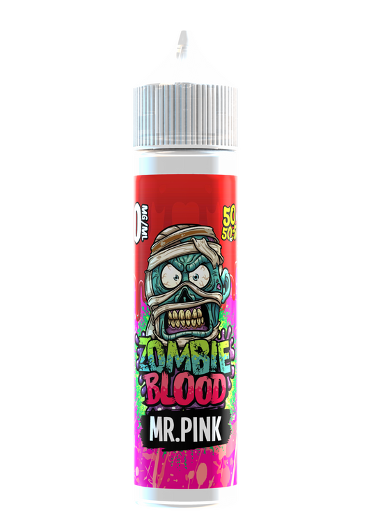 Mr Pink Shortfill E-liquid By Zombie Blood 60ml