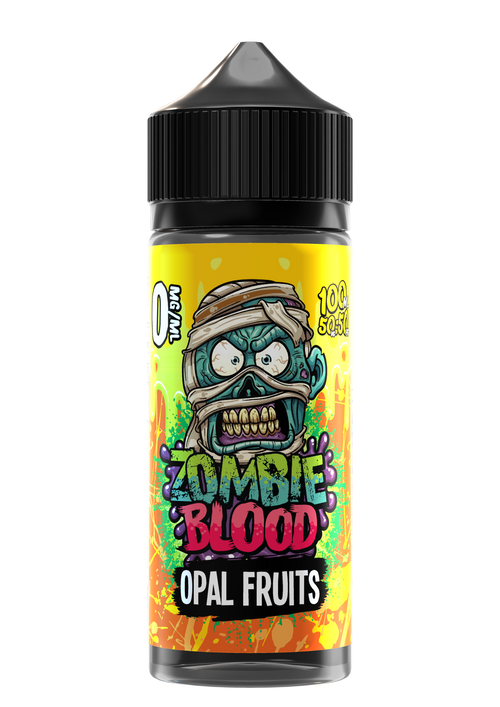 Zombie Blood Opal Fruits 100ml shortfill e-liquid bottle