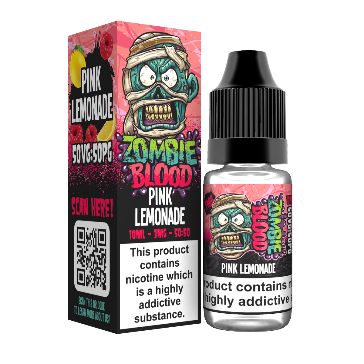 Pink Lemonade TPD E-liquid by Zombie Blood 10ml