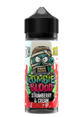 Zombie Blood Strawberry & Cream 100ml shortfill e-liquid bottle