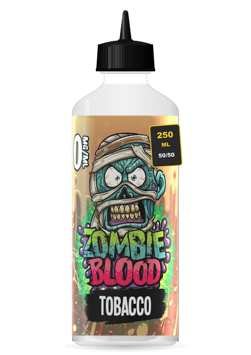Zombie Blood Tobacco 250ml shortfill e-liquid bottle
