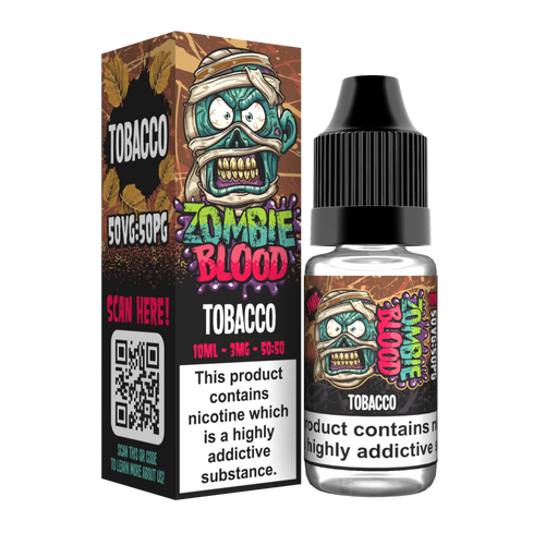 Tobacco TPD E-liquid by Zombie Blood 10ml