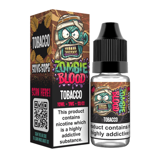 Tobacco TPD E-liquid by Zombie Blood 10ml