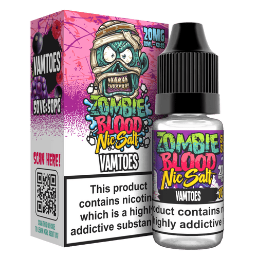 Vamtoes Nic Salts E-liquid by Zombie Blood 10ml